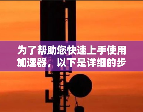 为了帮助您快速上手使用加速器，以下是详细的步骤指南