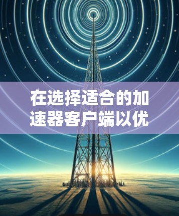 在选择适合的加速器客户端以优化您的网络性能时,您需要考虑多个因素,包括您的具体需求、应用场景以及技术预算。以下是一些主要的加速器客户端及其特点,帮助您做出明智的选择