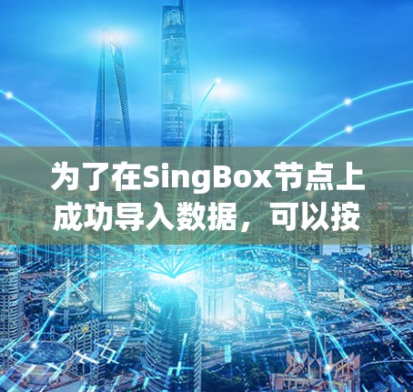 为了在SingBox节点上成功导入数据,可以按照以下步骤操作