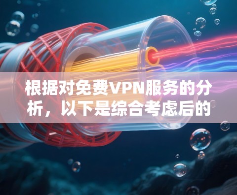 根据对免费VPN服务的分析，以下是综合考虑后的排行榜，帮助您选择最适合的服务