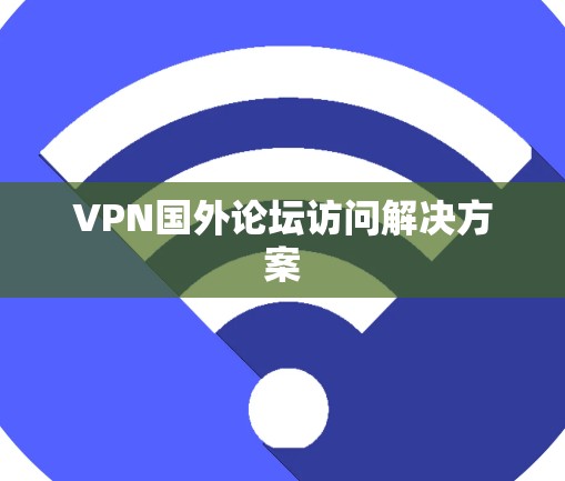 VPN国外论坛访问解决方案