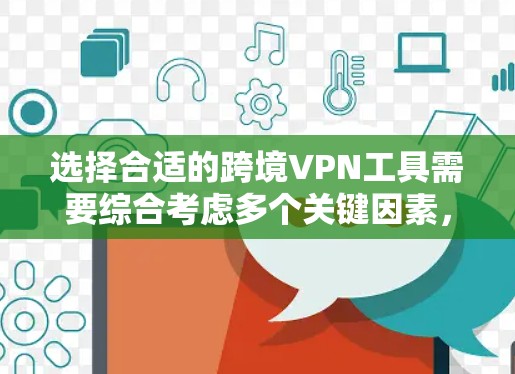 选择合适的跨境VPN工具需要综合考虑多个关键因素,以确保您的网络安全和隐私。以下是根据您的需求整理的推荐步骤