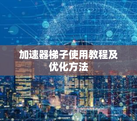 加速器梯子使用教程及优化方法