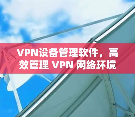 VPN设备管理软件,高效管理 VPN 网络环境